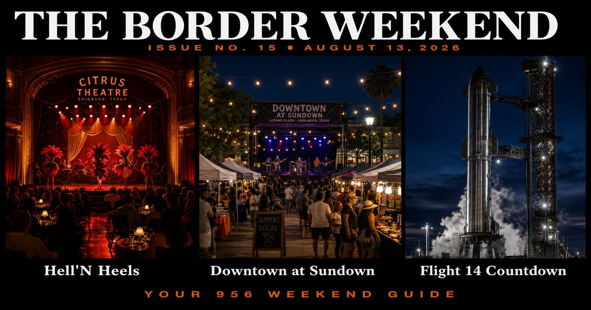 Issue No. 15 — Hell'N Heels Cabaret, Downtown at Sundown, and Starship Flight 14 Countdown