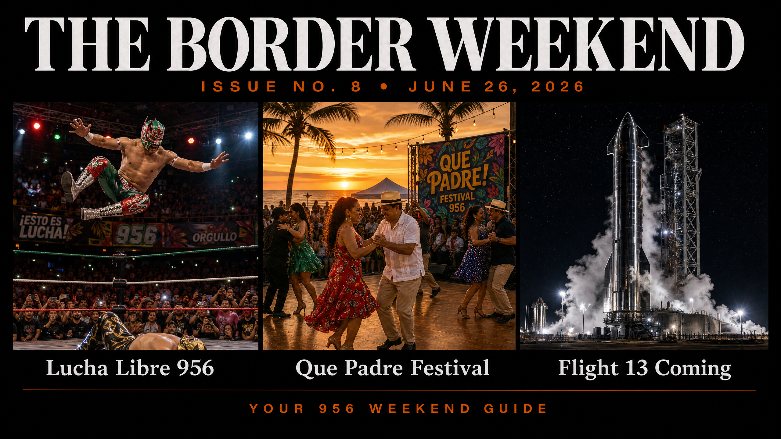 Issue No. 8 — Lucha Libre 956, Que Padre Festival SPI, Starship Flight 13 Coming